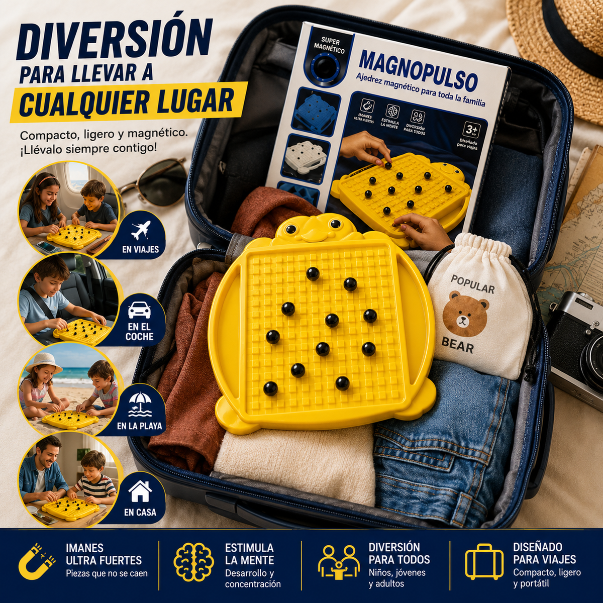 MagnoPulso™ — Juego de Bolitas Magnéticas para Toda la Familia