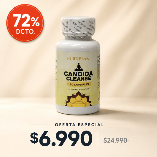 Candida Cleanse™ — Cápsulas Detox para la Limpieza Intestinal y el Equilibrio Digestivo