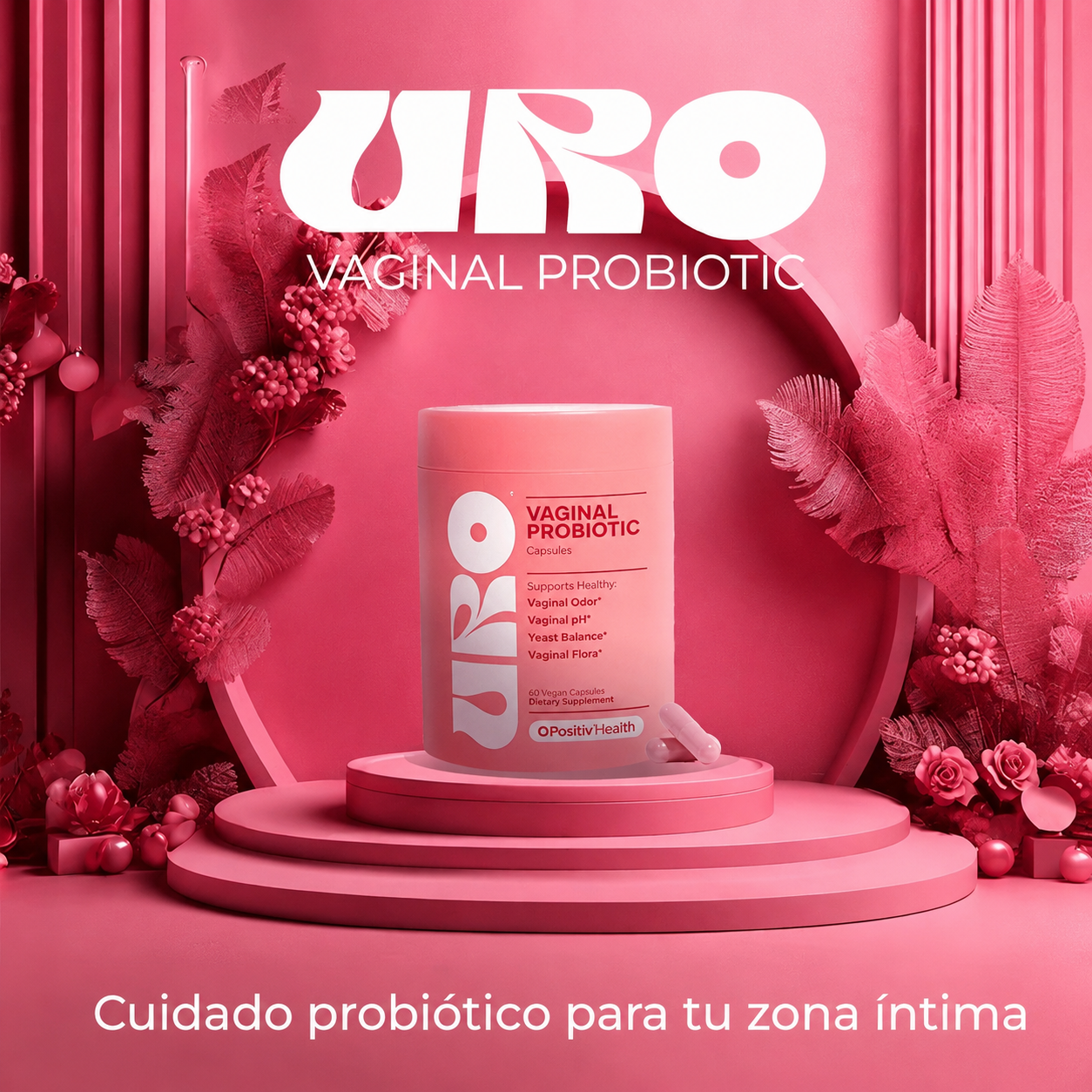 Uro™ Pro – Cápsulas Probióticas Vaginales Anti Infecciones y Olor