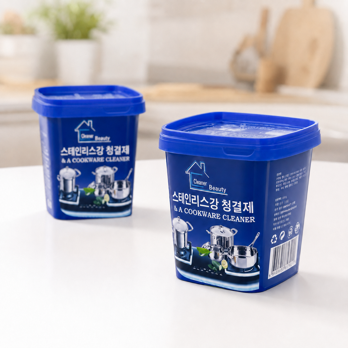 Lustre™ — Pasta Limpiadora Multiuso Natural Pack 3x500g